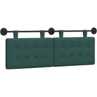 vidaXL Hangend hoofdbord Stof