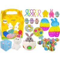 Leantoys Fidget Toys - 37 stuks - thema pasen - kleurrijk