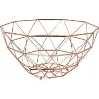 Brunbeste Stalen Fruitmand - Koperen Kleur - Fruitschaal - 30x16 cm