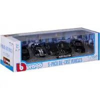 Bburago BBU 1:64 , 5-delige set, BlackCollection, modelnummer 59150BK
