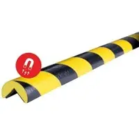 SHG Hoekbeschermprofiel type A, 1-m-stuk magnetic, geel/zwart