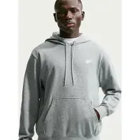 Nike Sweatshirt 'Club Fleece' grijs gemêleerd / wit