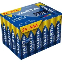 Varta Longlife Power Aaa Cube Pack 24 Stuks