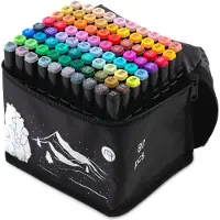 Nukido Alcoholmarkers met zakje 80 stuks NK-912