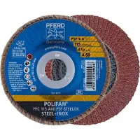 PFERD TOOLS 67746115 A Psf Steelox Lamellenschijf Diameter 115 mm Boordiameter 22.23 mm Korrelgrootte (num) 60 10 stuk(s)