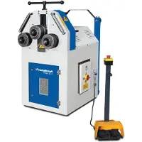 MetallKraft Industriële elektrische profielwals 3 walsen 2 aangedreven horizontaal verticaal te plaatsen 1,5 kW 400V PRM35F