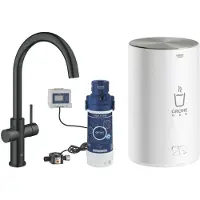 GROHE Red Duo C-uitloop Keukenkraan Zwart - 30083KS1