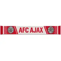 Ajax -sjaal wit/rood AFC