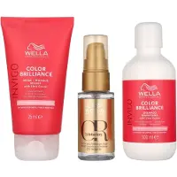Wella Invigo - Color Brilliance Set 205 ml - Shampoo 100ml/Mask 75ml/Oil 30ml