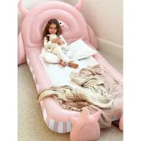 Sunnylife Kinderbed - Opblaasbaar - Monster - Roze - - OneSize - Bedden