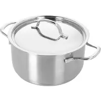 Demeyere 58320 – Resto 3 Kookpot 20 cm / 3L – Roestvrijstalen kookpot met deksel