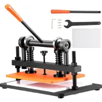 OEM VEVOR handmatige leerbewerker, 36 x 26 cm, geschikt voor leer, PVC/EVA-schuim en anti-aanbakmaterialen.