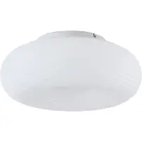 LUCANDE Slimme plafondlamp Bolti, dimbaar, wit / opaal, Woon-/ Eetkamer, Kunststof, Modern, Slimme plafondlamp