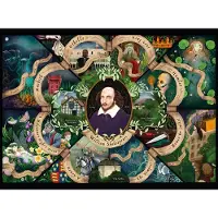 Gibsons - Shakespeare (door Anna Stead) - 1000 stukjes 68×49cm (b×h) - Legpuzzel voor volwassenen