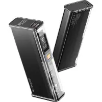 4smarts Powerbank 18.000 mAh met PD en QC 22.5W Digitale Display Zwart