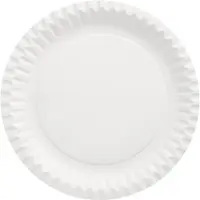 Starpak 12x 50 Borden karton rond Ø 23 cm wit