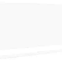 vidaXL Vervangingsdoek zonnescherm voor 5 x 3,5 m Wit Polyester
