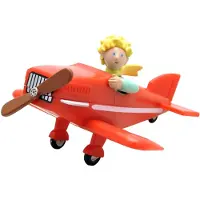 Plastoy Le Petit Prince figurine Le Petit Prince dans son avion 7 cm