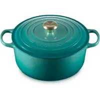 Le Creuset - Signature Braadpan - Bleu Riviera - 28 cm