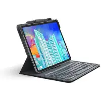 Zagg TOETSENBORD-BOODSCHAPPER FOLIO (NL), Tablet toetsenbord, Zwart