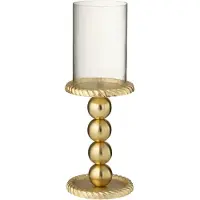 J-Line kandelaar - aluminium - goud - large