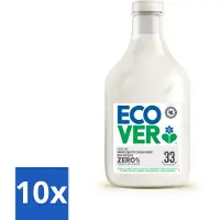 Ecover - Wasverzachter Zero - Zonder geurstoffen - 1 liter - 33 wasbeurten - Bulkverpakking - 10 stuks