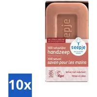 Seepje - Handzeep - Duurzaam & Milieuvriendelijk - Vetiver met Cederhout - 120 gr - Bulkverpakking - 10 stuks