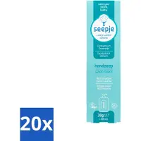 Seepje - Handzeep - Natuurlijke Geur & Verzorging - Eucalyptus en Rozemarijn - Navulverpakking - 34 g - Bulkverpakking - 20 stuks
