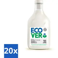 Ecover - Wasverzachter Zero - Zonder geurstoffen - 1 liter - 33 wasbeurten - Bulkverpakking - 20 stuks