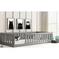 BMS Group Sawomir Pegza - Kinderbed - 90x190 - Enkel - Graphiet