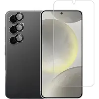 IMoshion Screenprotector Gehard Glas Inclusief Camera Lens Protector - Geschikt voor Samsung Galaxy S24