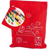 Jumbo Spiele Unbekannt Goula - 51105 - Jeu Éducatif et Scientifique - Sac Individuel Réglettes 10x10
