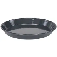 Patisse Cakevorm 30 x 3,5 cm in zwart staal, Bakblik, Zwart