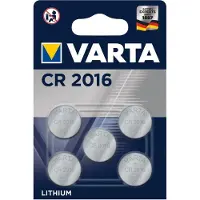 Varta 50 Stuks (10 Blisters a 5St) - CR2016 Professional Electronics 3V 90mAh Lithium knoopcel