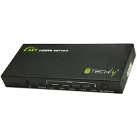 Techly IDATA HDMI-4K51 HDMI 1.4 5x1 4K60Hz schakelaar met afstandsbediening