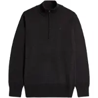 G-Star Trui 'Premium Core Half Zip Knit' zwart