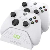 Konix Venom - Xbox Series S/X/One - twin docking station + 2 batteries - wit