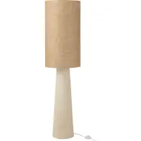 J-Line vloerlamp Ava - glasvezel/jute - naturel - 140 cm