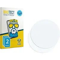 BROTECT - Screenprotector voor Xiaomi Mi Watch Color - Folie Beschermfolie transparant volledig dekking - 2 Stuks