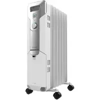 Cecotec 05880, oliegevulde verwarming, olie, voor binnen, geschikt voor gangen, wit, bediening met knoppen, draaiknoppen