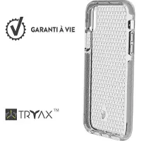 FORCE CASE Coque renforcée Life Argent pour iPhone X