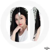 MANIACASE Draadloze Muis - - Blackpink Kim Jennie - Zwart en roze - Inclusief wifi USB-stick - Compatibel met Mac en PC