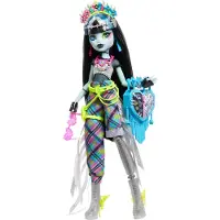 Monster High -Poupée Frankie Stein Monster Fest-Poupée et accessoires HXH79