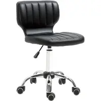 HOMCOM -Salonkruk-Staal-45x47x87cm-Zwart
