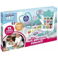 Infinifun Jeu d'imitation Mon kit docteur éducatif