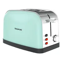 Taurus VINTAGE II, in perfecte staat, 2 messen, mintgroen, roestvrij staal, hendelbediening, draaibaar, vintage, 950 W