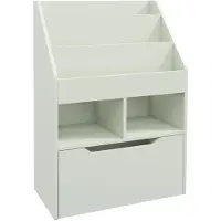 HOMCOM -Kinderboekenkast-60x29.9x90cm-MDF-Groen