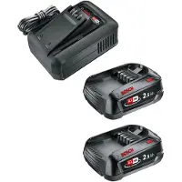 Gardena accu met oplader | Power For All | 2 stuks (18V, 2500 mAh)