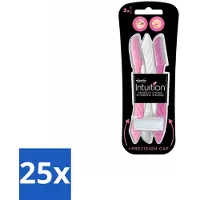 Wilkinson Sword Wilkinson Intuition - Navulmesjes - Wenkbrauw Shaper - Precisie - 3 mesjes - Bulkverpakking - 25 stuks