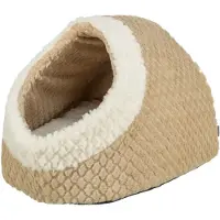 Trixie kattenmand iglo kaline mio lichtbruin/creme - 35x41x26 cm